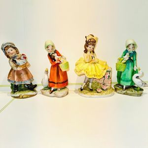 VTG Lefton China Porcelain Figurines - Set of 4